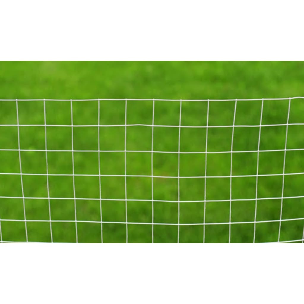 Chicken Wire Fence Galvanized Steel 82'x3.3'Silver