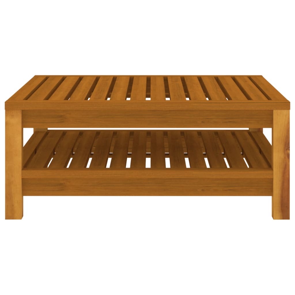 10 Piece Patio Lounge Set with Cushion Solid Acacia Wood