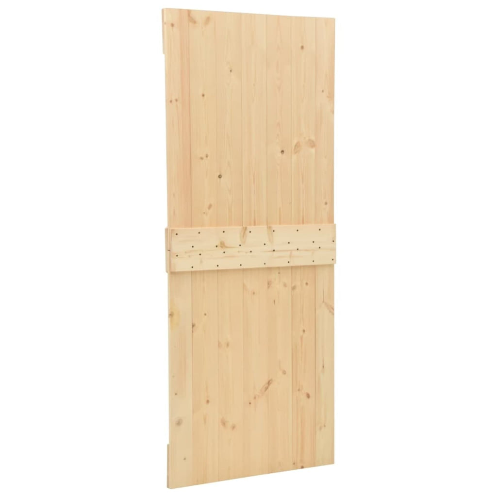 | Door | NARVIK Natural 31.50 x 82.68 in Solid Pine Wood