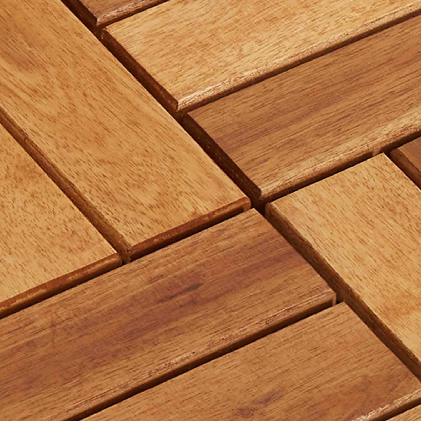 | Decking Tile | 10 pcs Brown 11.81 x 11.81 in Acacia Hardwood
