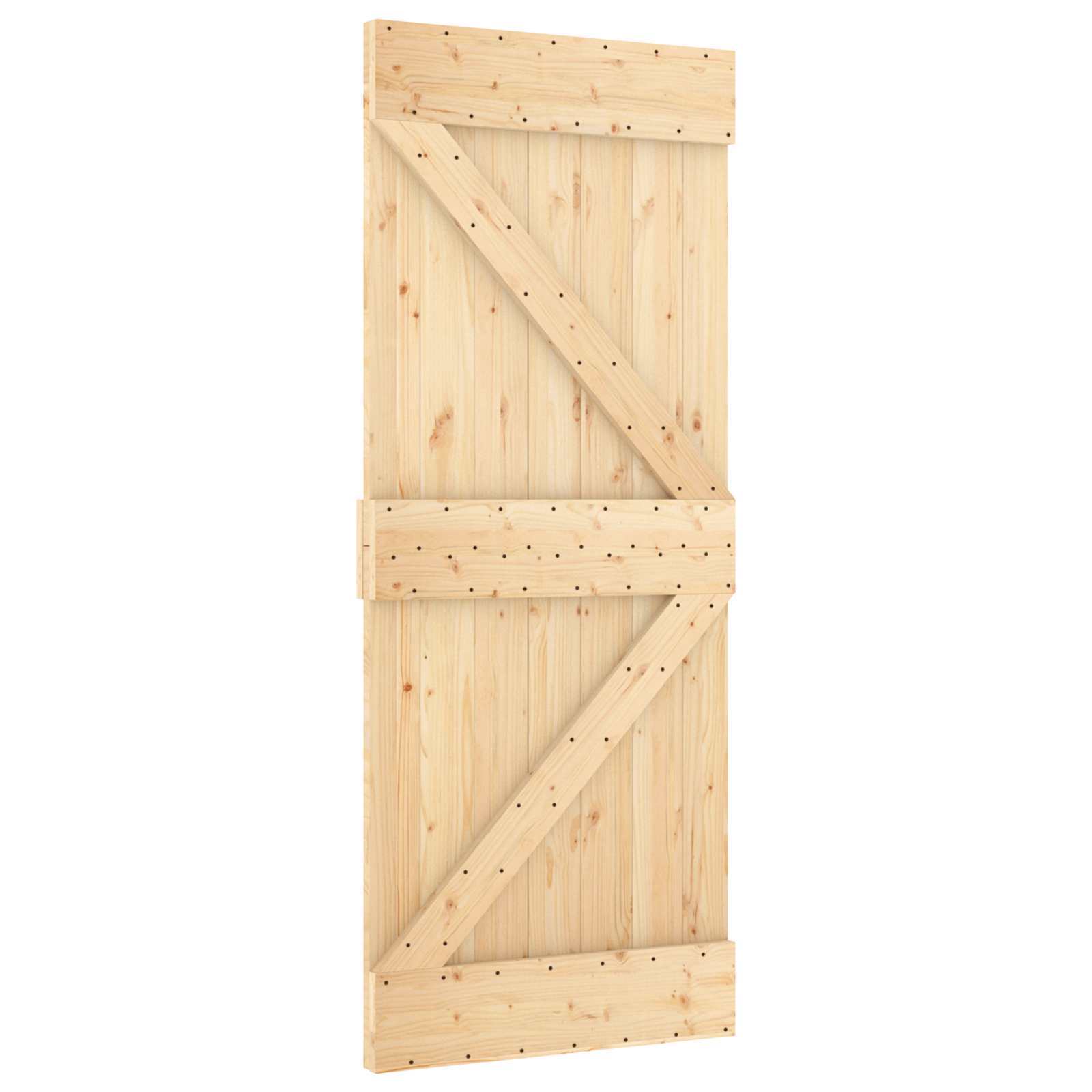 | Door | NARVIK Natural 33.46 x 82.68 in Solid Pine Wood