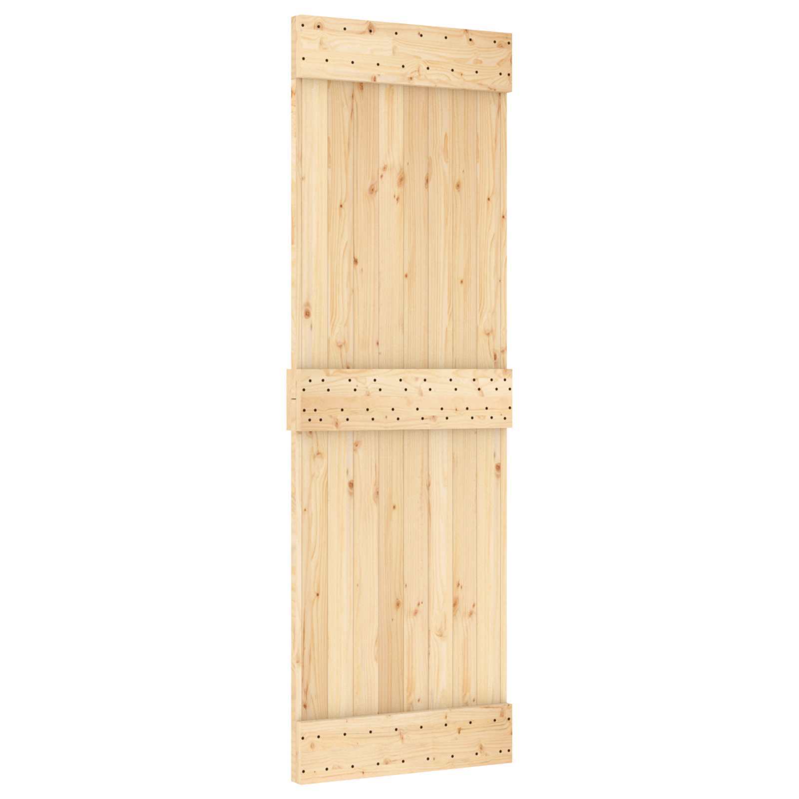 | Door | NARVIK Natural 27.56 x 82.68 in Solid Pine Wood