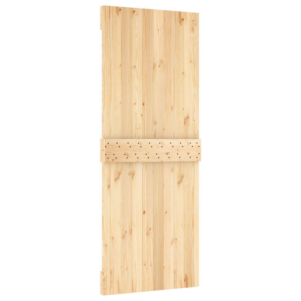 | Door | NARVIK Natural 31.50 x 82.68 in Solid Pine Wood
