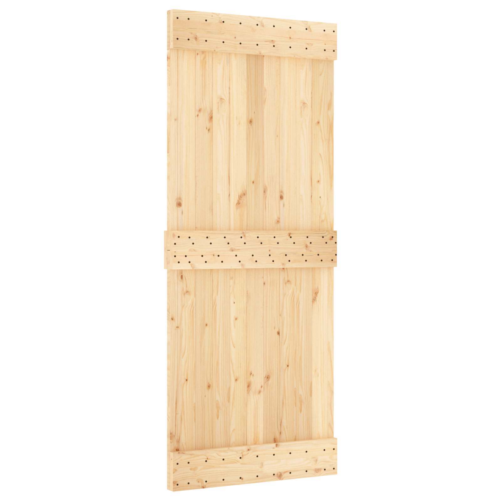 | Door | NARVIK Natural 33.46 x 82.68 in Solid Pine Wood