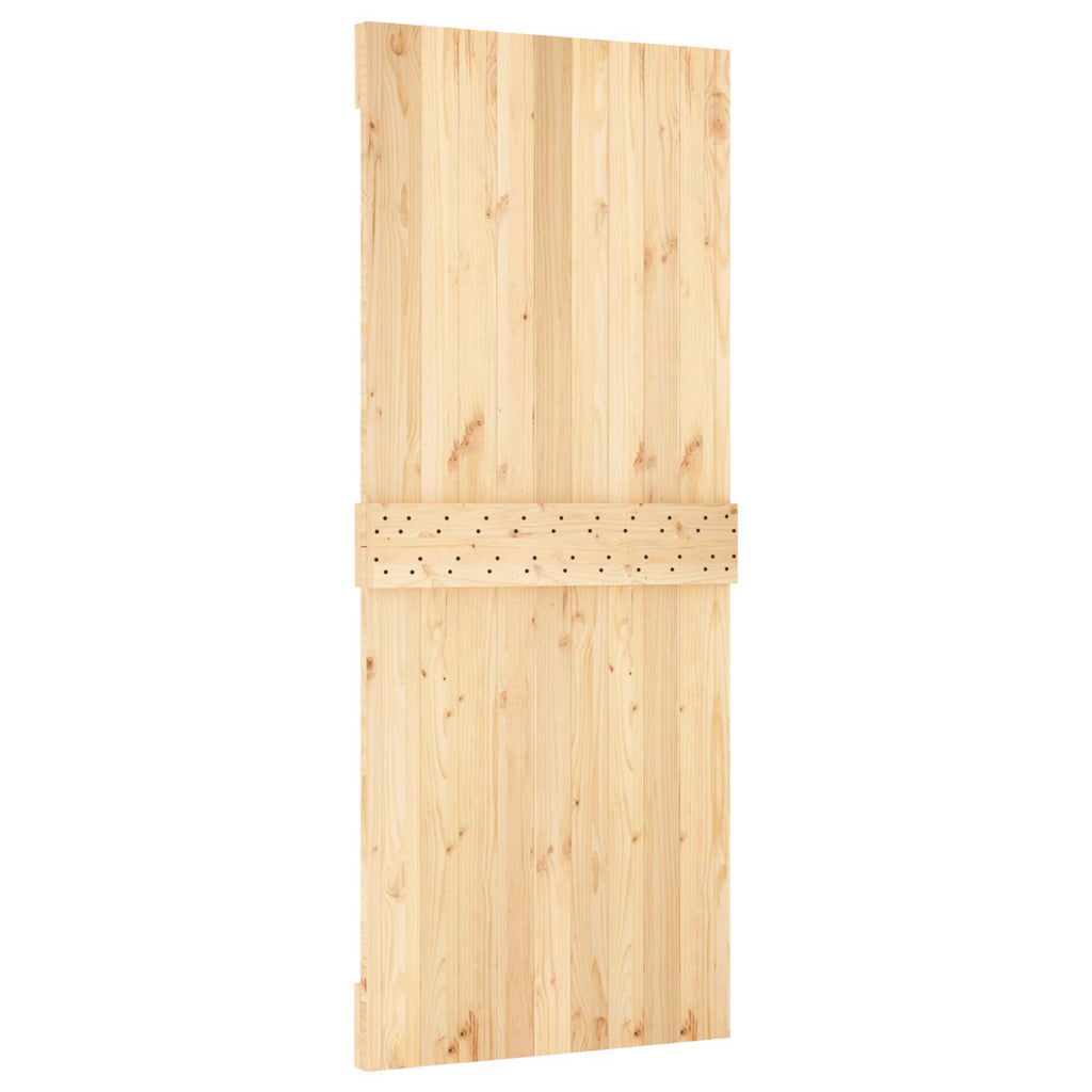 | Door | NARVIK Natural 33.46 x 82.68 in Solid Pine Wood