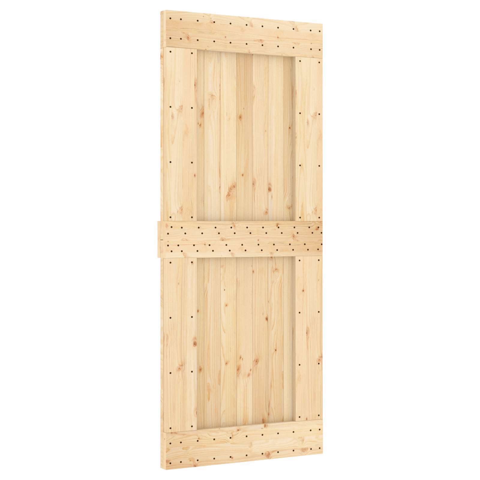 | Door | NARVIK Natural 33.46 x 82.68 in Solid Pine Wood