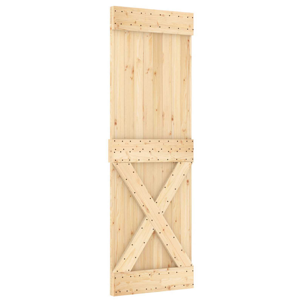 | Door | NARVIK Natural 27.56 x 82.68 in Solid Pine Wood