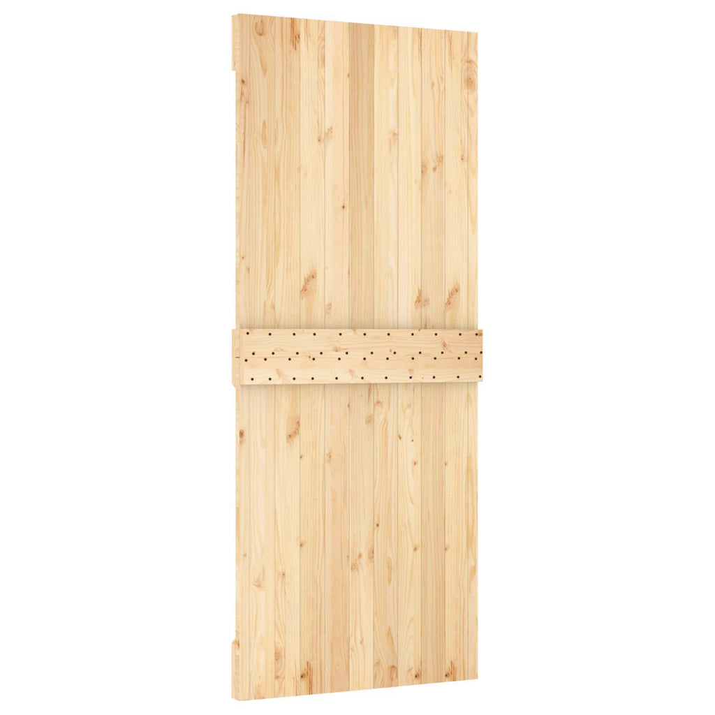 | Door | NARVIK Natural 33.46 x 82.68 in Solid Pine Wood