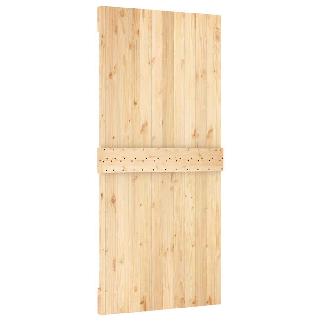 | Door | NARVIK Natural 37.40 x 82.68 in Solid Pine Wood
