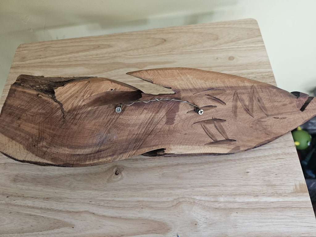 Driftwood hand crafted fish