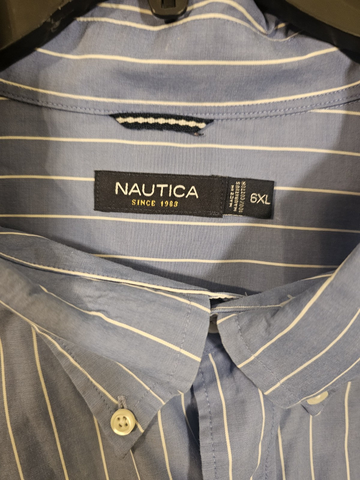 Shirt Nautica men's long sleeved shirt dress or causal 6XTL