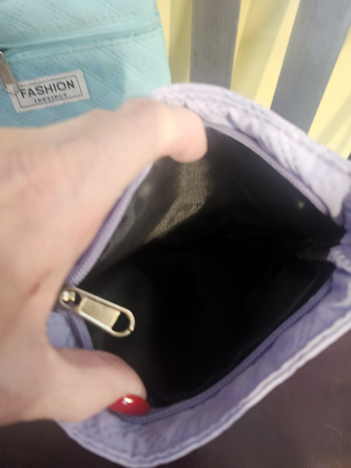 Purse Fashion crossbody bag purple or teal adjustable and detachable strap