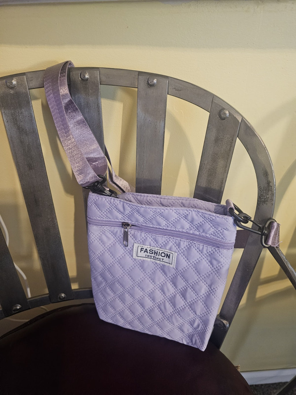 Purse Fashion crossbody bag purple or teal adjustable and detachable strap