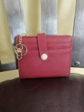 Wallets red leather wallet women also available mint green and light blue