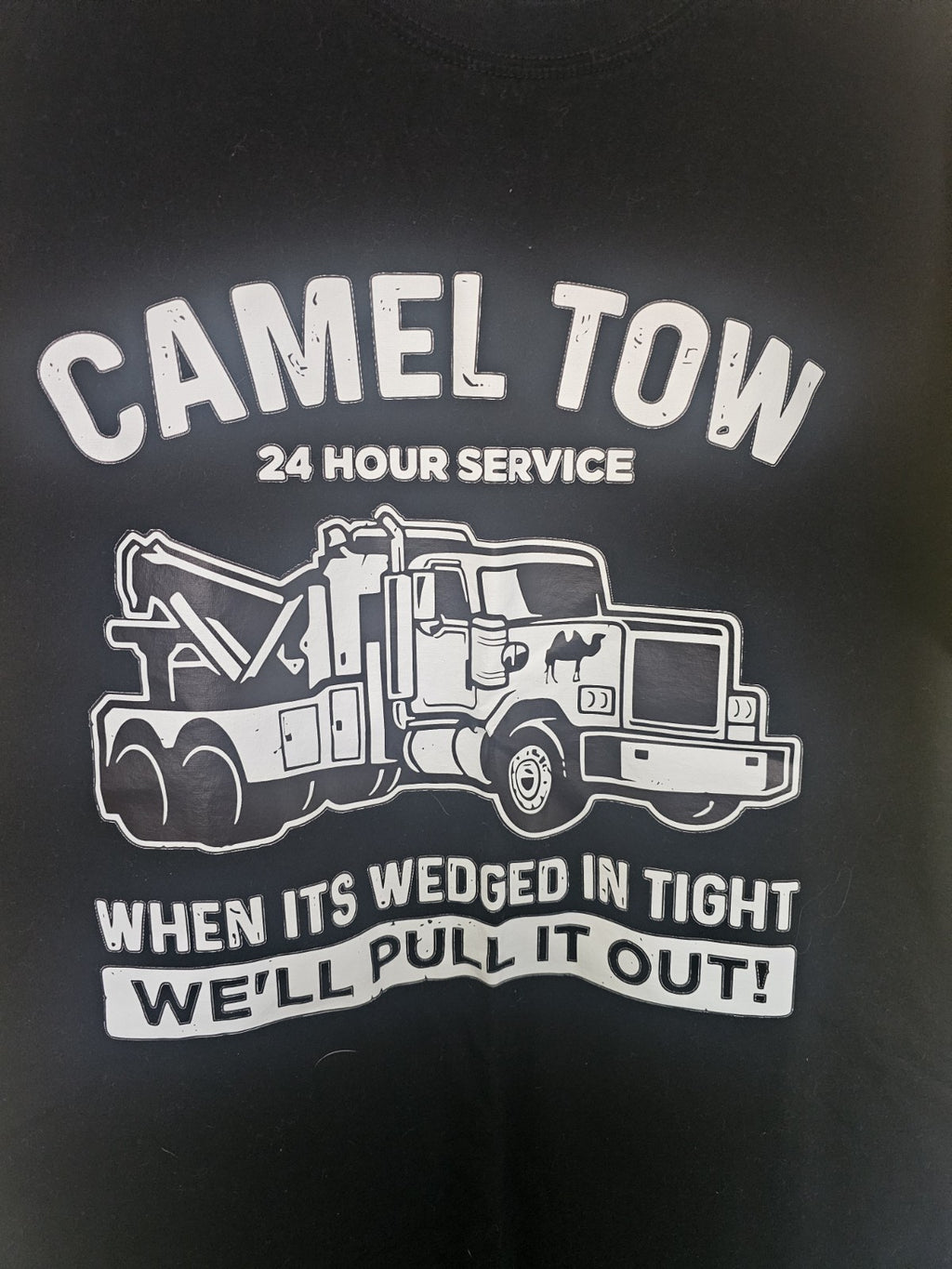 T-Shirt Men's Black logo Camel Tow T shirt XL
