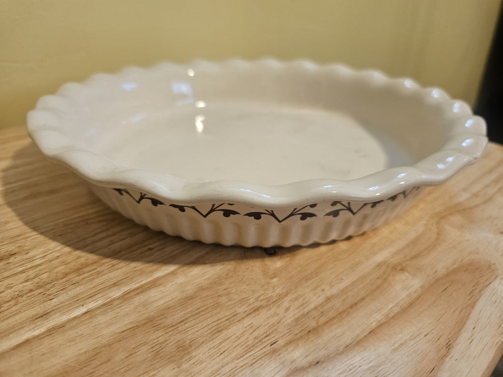 Plate Fluted quiche, pie or tart
