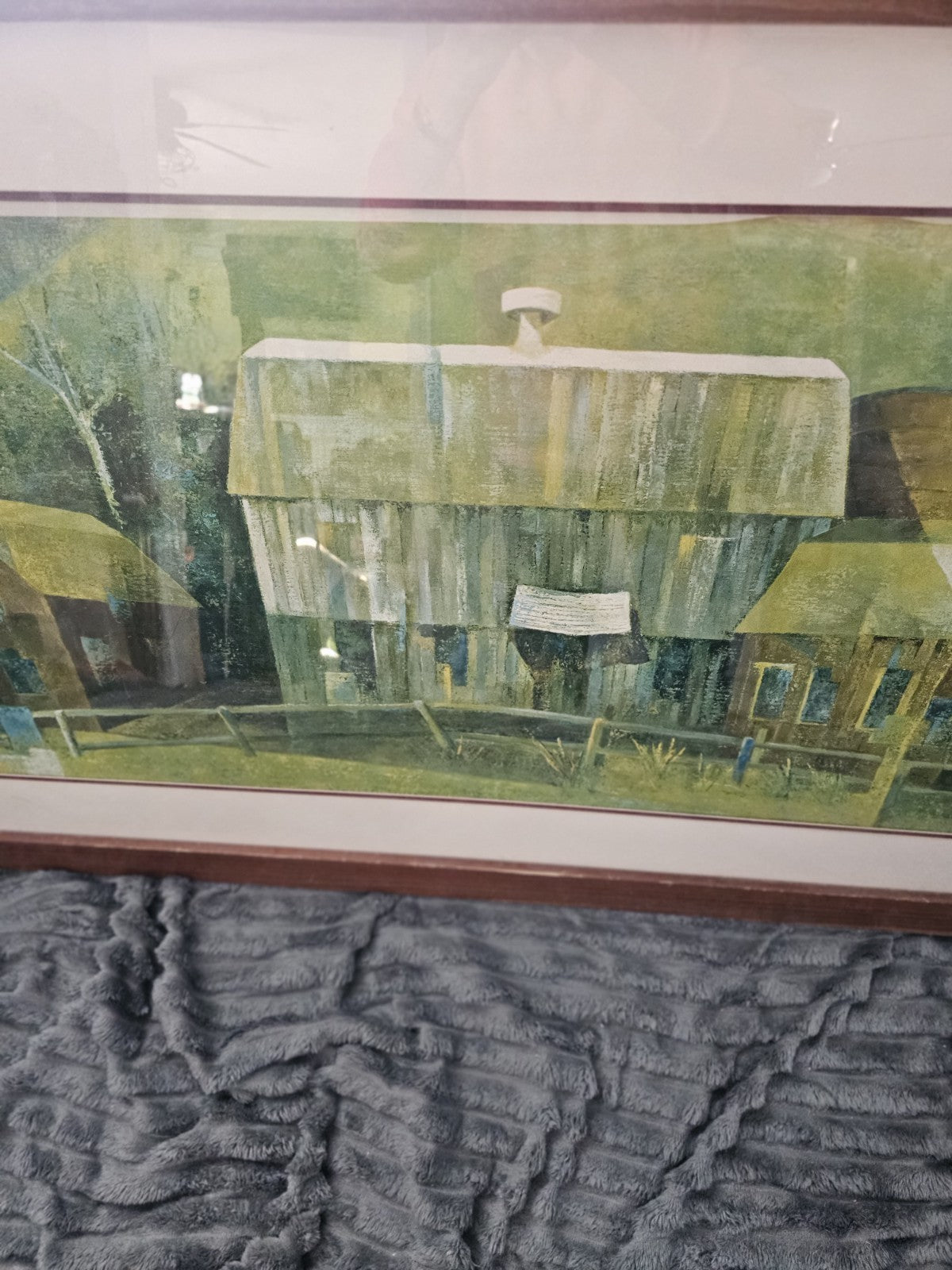 Western barn by Ethel Polacheck Margolies