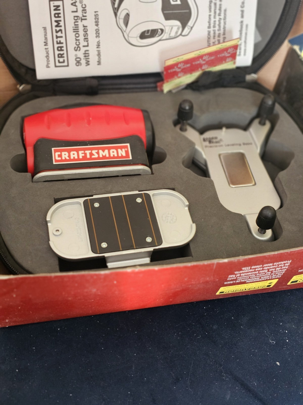 Misc Scrolling Laser Level 90o Craftsman 5-way mounting