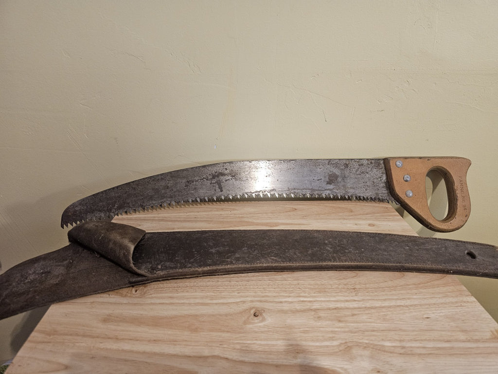 Vintage old hand saws