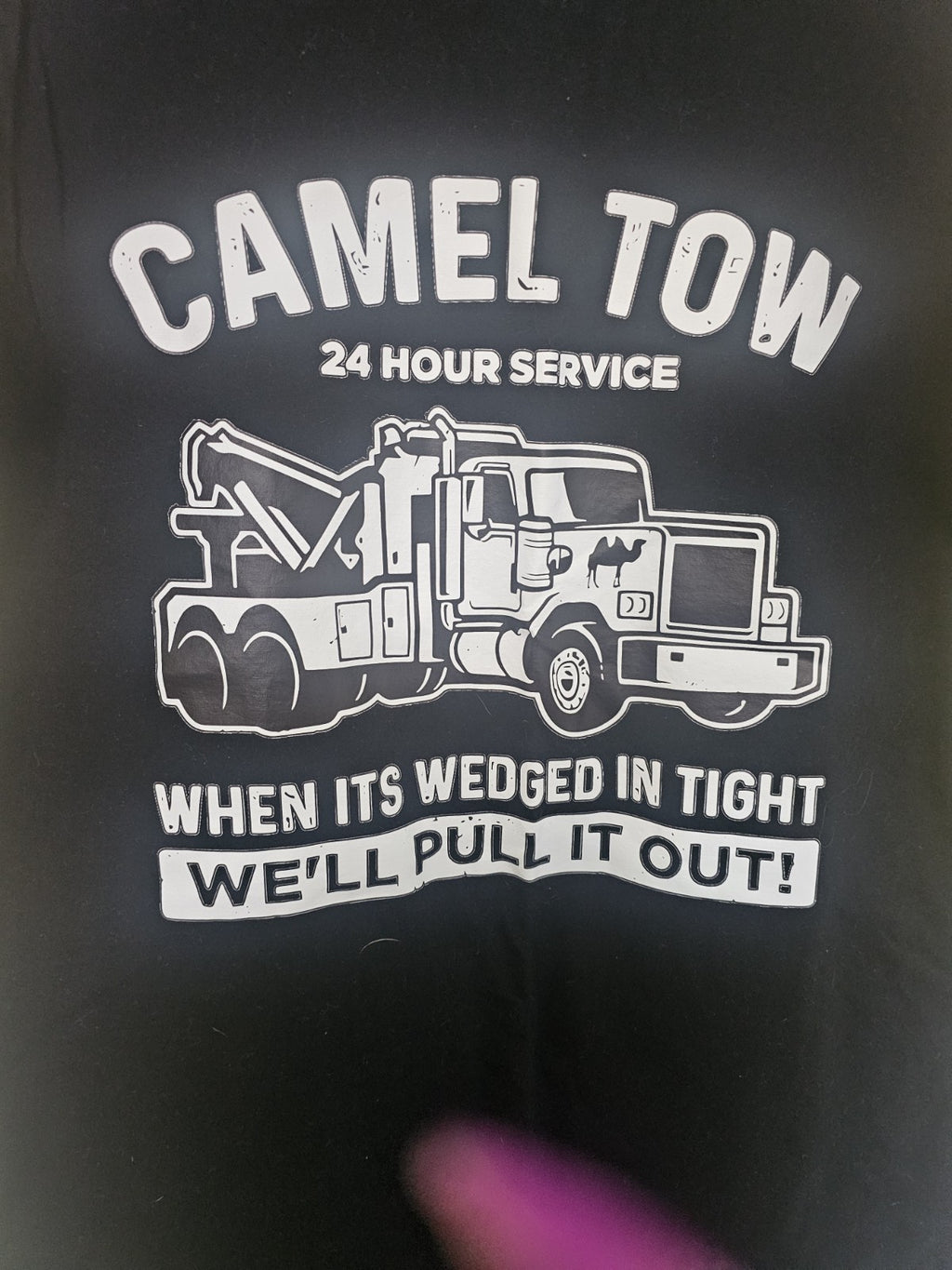 T-Shirt Men's Black logo Camel Tow T shirt XL