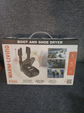 Boot and Shoe Dryer Compact, Timer, extendable blower arms