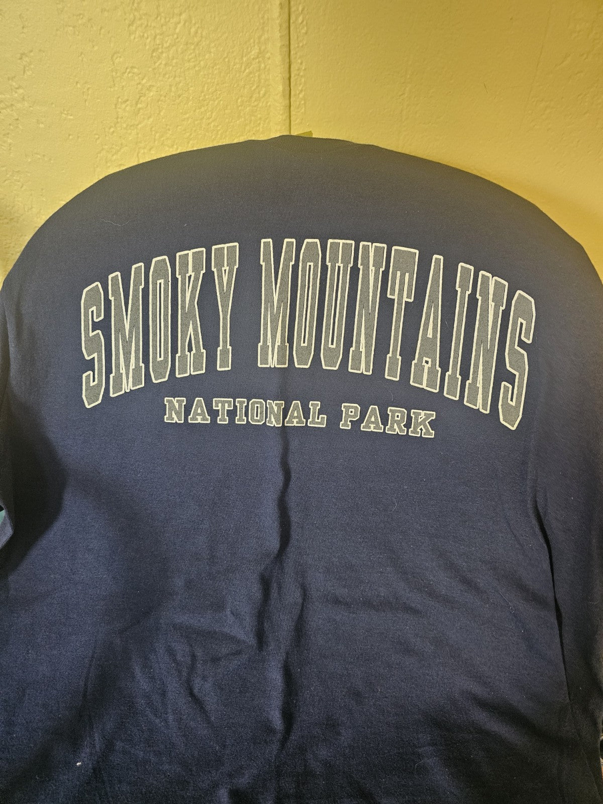 Navy Blue T Shirt Unisex New L Smoky Mountains