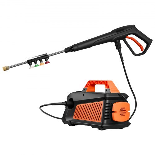 Electric Pressure Washer, 2000 Max PSI 1.59 Max GPM, Portable Power Washer with 4 Nozzles, Metal Extension Wand, Built-in Carry Handle, Compact & Flexible for  Cars,Driveways,Patios,Fences,Home
