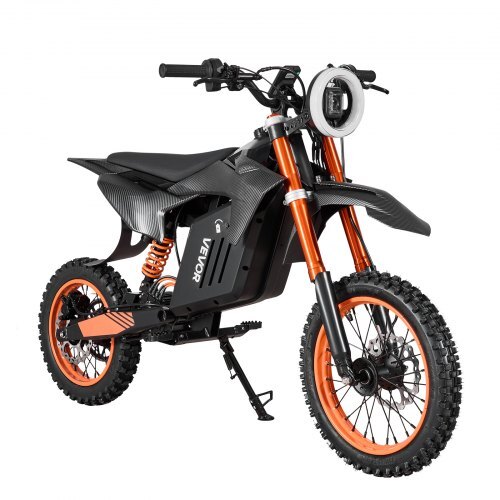 Electric Dirt Bike for Teens Adults, 2000W Motor, 31 MPH Speed, 31 Miles Max Range, 48V 22.5Ah Battery, Off-Road Motorcycle with Light, Display, Dual Suspension & Hydraulic Brakes for Age 14+