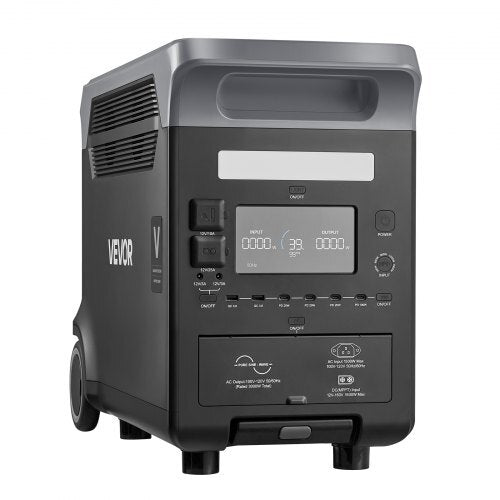 Portable Power Station, 3000W Solar Generator Power Station, 3072Wh LiFePO4 Battery Backup with 15 Output Ports for for Home Emergency, Outdoor Camping, RV Travel (Solar Panel NOT Included)