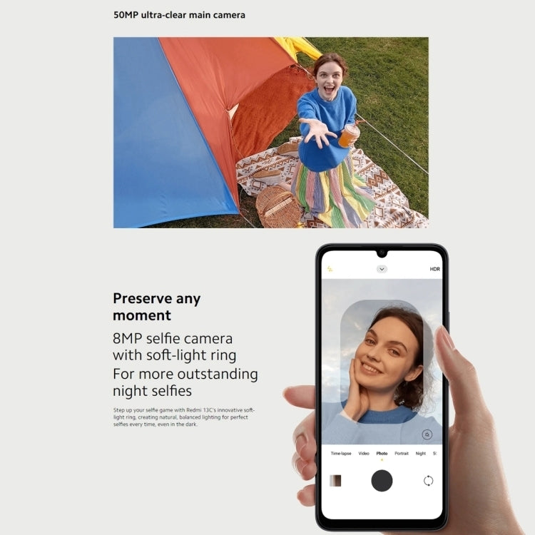 Xiaomi Redmi 13C 5G, 4GB+128GB,  6.74 inch MIUI 14 MediaTek Dimensity 6100+ Octa Core 2.2GHz, NFC, Network: 5G, Not Support Google Play(Starlight Black)