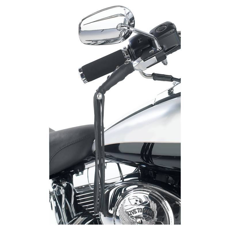 Leather motorcycle lever cover