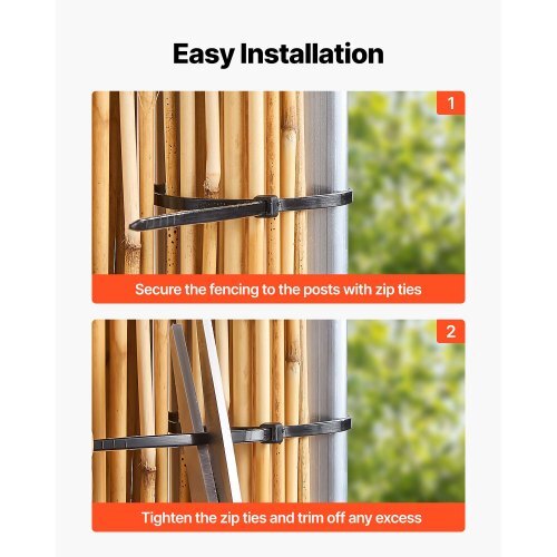 Natural Reed Fencing, 5.58 x 16.4 ft, Decorative Natural Reed Fencing Roll, Decorative Fence for Backyard Garden Divider, Privacy Screen Panel Curtain for Balcony Patio Garden Backyard Outdoor