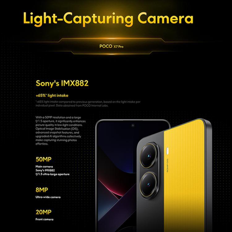 [HK Warehouse] Xiaomi POCO X7 Pro 5G Global, 12GB+512GB, In-screen Fingerprint, 6.67 inch Xiaomi HyperOS 2 MediaTek Dimensity 8400-Ultra Octa Core, NFC, Network: 5G (Black)