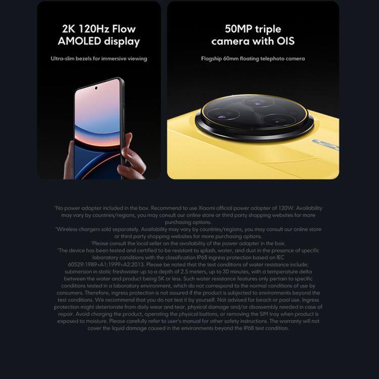 [HK Warehouse] Xiaomi POCO F7 Ultra Global, 12GB+256GB, In-screen Fingerprint, 6.67 inch Xiaomi HyperOS 2 Snapdragon 8 Elite Octa Core, NFC, Network: 5G (Yellow)
