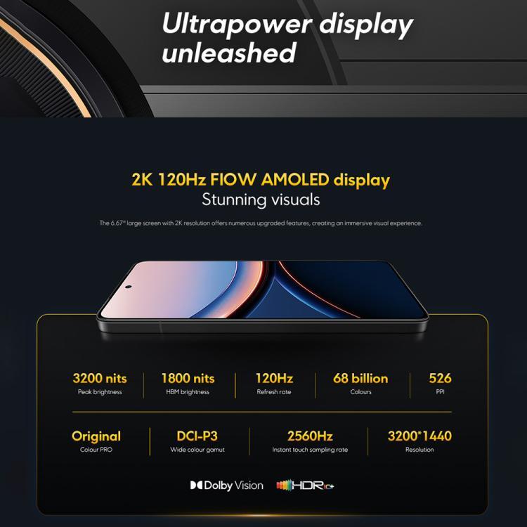 [HK Warehouse] Xiaomi POCO F7 Ultra Global, 16GB+512GB, In-screen Fingerprint, 6.67 inch Xiaomi HyperOS 2 Snapdragon 8 Elite Octa Core, NFC, Network: 5G (Black)