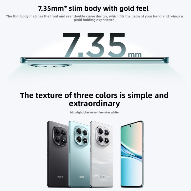 Xiaomi Redmi Note 15 5G, 12GB+256GB, 6.77 inch Xiaomi HyperOS 2 Snapdragon 6 Gen 3 Octa Core, Network: 5G (Black)