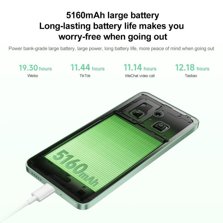Xiaomi Redmi 14C, 4GB+64GB, 6.88 inch Xiaomi HyperOS MediaTek Helio G81-Ultra Octa Core, Network: 4G, Not Support Google Play Store(Green)