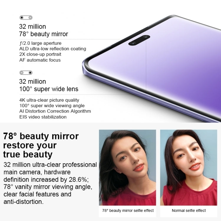 Xiaomi Civi 3 5G, 50MP Camera, 16GB+1TB, Triple Back Cameras + Dual Front Cameras, In-screen Fingerprint Identification, 4500mAh Battery, 6.55 inch MIUI 14 Dimensity 8200-Ultra Octa Core 4nm up to 3.1GHz, Network: 5G, NFC (Purple)