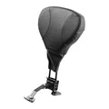 Adjustable Motorcycle Backrest Sissy Bar, Fit Harley Touring Models 2009-2024 with One-piece Slotted Seat, Street Glide, Road Glide, and Road King, Detachable Rider Backrest for Motorcycles, Black