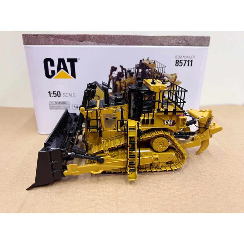DM Diecast 1:50 Scale CAT D10 DOZER Crawler Bulldozer Alloy Engineering Forklift Model 85711 Finished Simulation Collection Gift