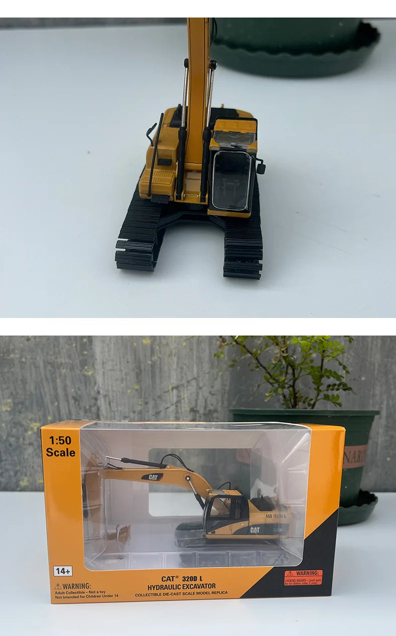 1:50 Original Scale Model,CAT 320D L HYDRAULIC EXCAVATOR,diecast model for collection and display