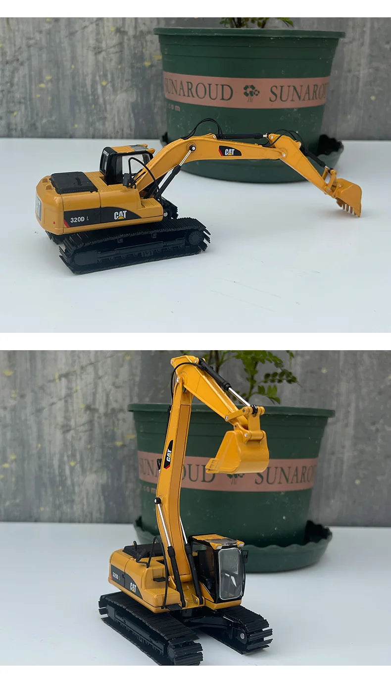 1:50 Original Scale Model,CAT 320D L HYDRAULIC EXCAVATOR,diecast model for collection and display