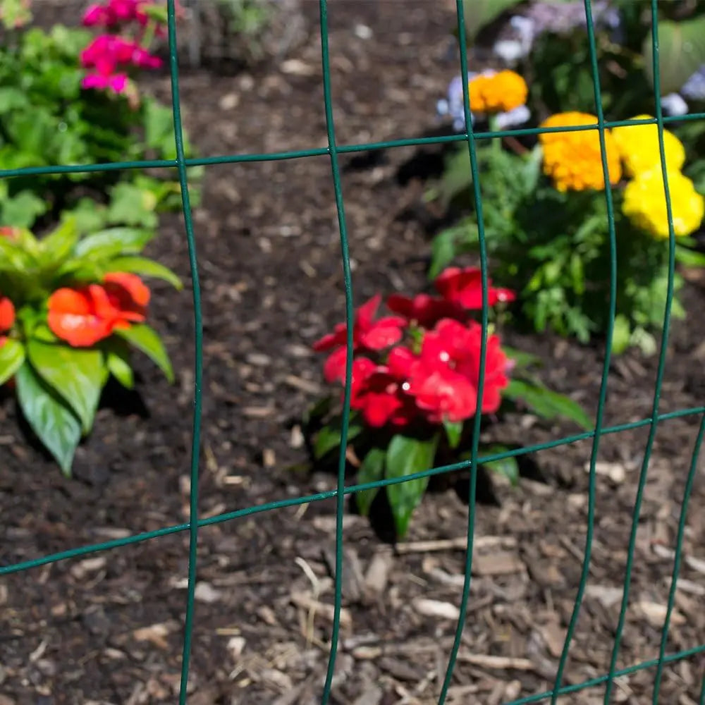 1x1 Inch Mesh Welded Wire Fence, 36in x 100ft, Galvanized Steel for Animal Enclosures and Garden Protection