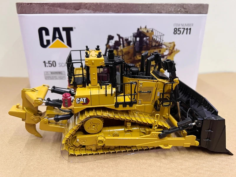 DM Diecast 1:50 Scale CAT D10 DOZER Crawler Bulldozer Alloy Engineering Forklift Model 85711 Finished Simulation Collection Gift