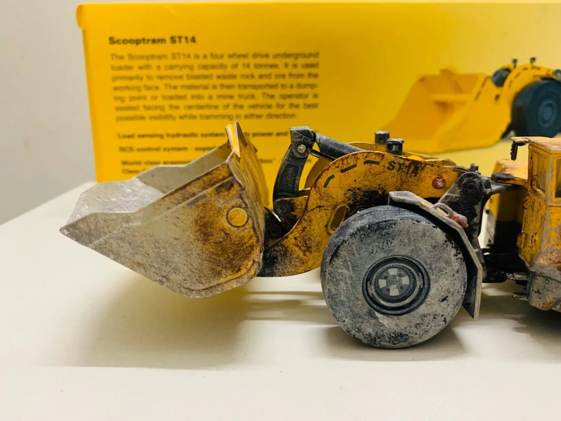 Atlas Copco Scooptram ST14 1:50 Diecast Underground Loader Model