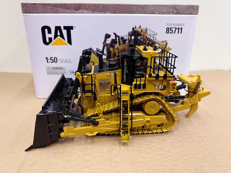 DM Diecast 1:50 Scale CAT D10 DOZER Crawler Bulldozer Alloy Engineering Forklift Model 85711 Finished Simulation Collection Gift