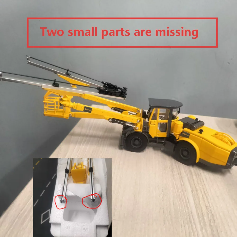 Epiroc Boomer E2 Large Three-arm Rock Drilling Machine/XZMG113F Rock Bolting Jumbo Simulation Alloy Engineering Vehicle Model