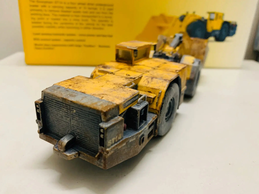Atlas Copco Scooptram ST14 Underground Loader Muddy Edition 1/50 Scale DieCast Model New Box