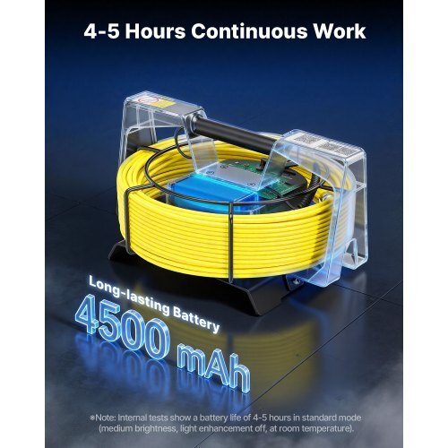 2026 Upgraded Sewer Camera with WiFi, 65.6ft/20m Drain Pipeline Camera, IP68 Snake Plumbing Cameras with Light- 12 LEDS, Wireless WiFi Connectivity to Phone/Tablet for Sewer Duct Pipe Inspection