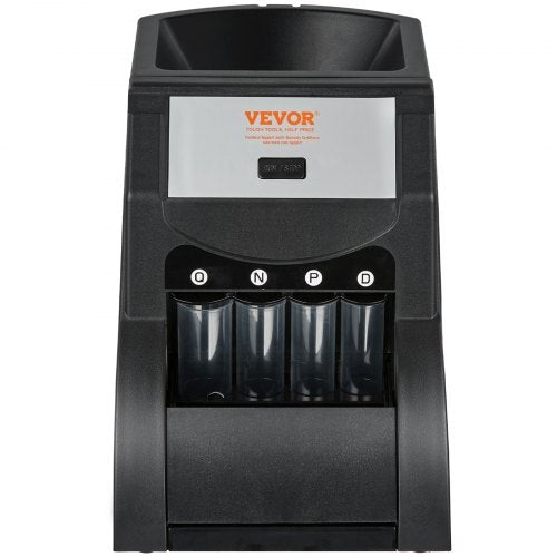 USD Coin Sorter, Coin Sorter Machine for USD Coin 1? 5? 10? 25?, Sorts up to 230 Coins/min, Coin Sorter and Wrapper Machine Holds 200 Coins Included 4 Coin Tubes, Black